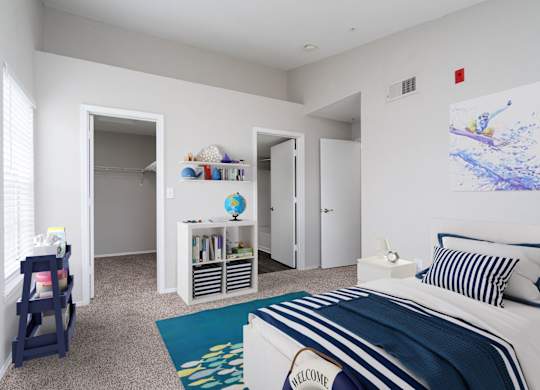 Bedroom With Walk-In Closet