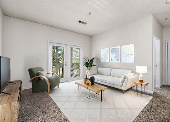 Living Room with Patio