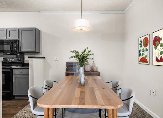 Separate Dining Area with Overhead lighting