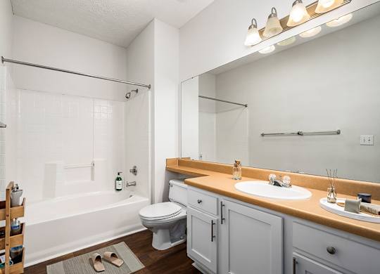 Bathroom with White cabinetry