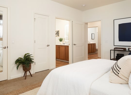 Spacious Bedroom with Attached Bathroom