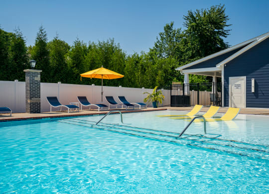 Sun Lounger Chairs At The Zero-Entry Pool