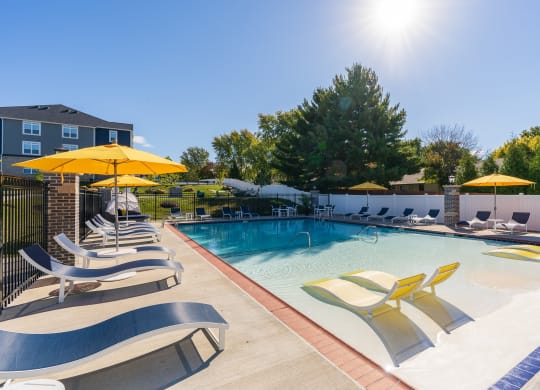 Zero Entry Pool with Lounge Chairs