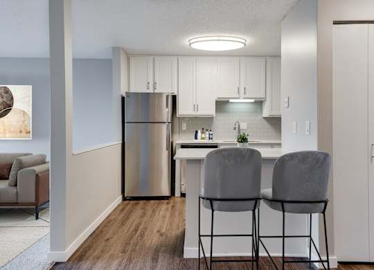 Fully Equipped Kitchen with Stainless Steel Appliances
