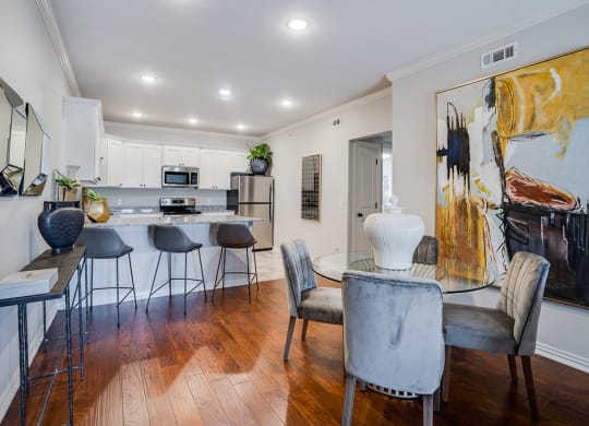 Open Concept Kitchen and Dining Area