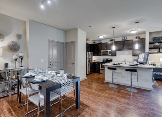 Open-Concept Kitchen & Dining Area