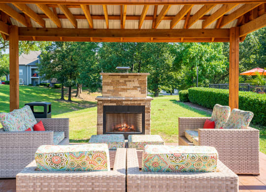 Outdoor Fireplace Lounge