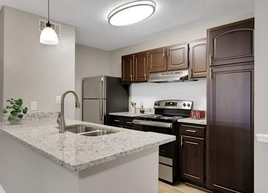 Kitchen With Stainless Steel Appliances