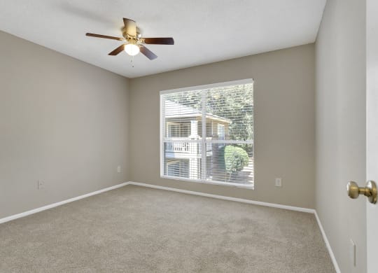 Spacious Bedroom with Large Windows