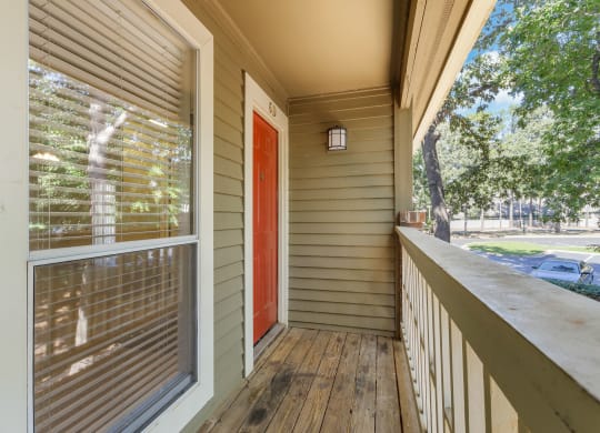 Balcony with Wooded Views
