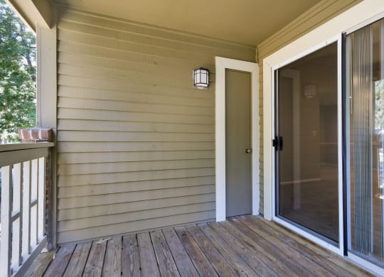 Spacious Balcony with Storage