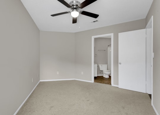Spacious Bedroom with Plush Carpeting