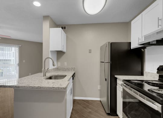 Renovated Kitchen with Granite Countertops