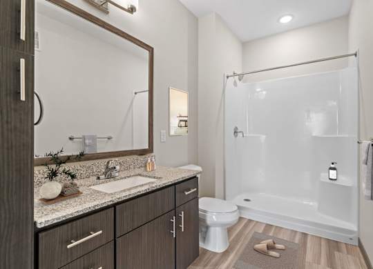 Bathroom with Modern Finishes