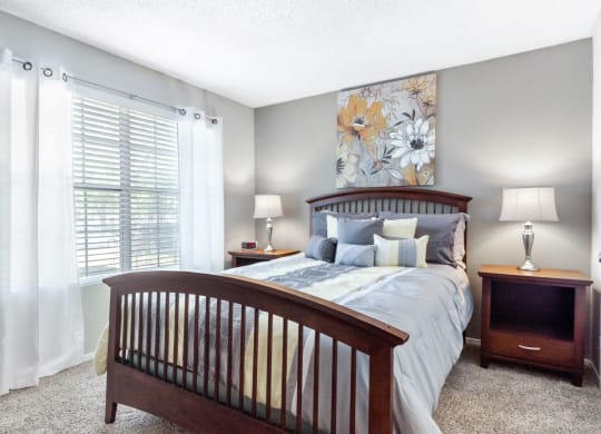 Bedroom with Plush Carpeting