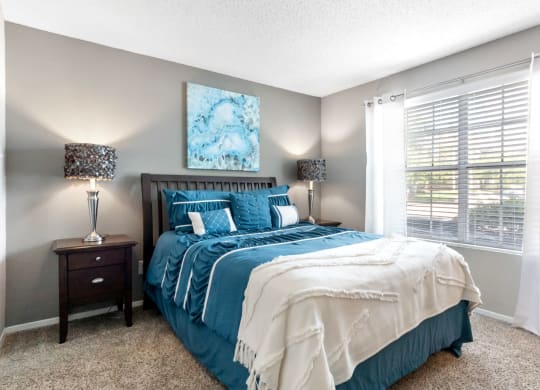 Bedroom with Large Windows