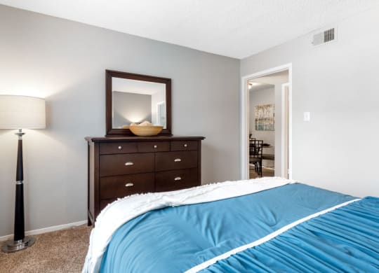 Bedroom with Plush Carpeting