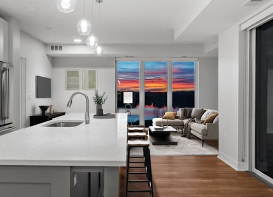 Large Kitchen with Island