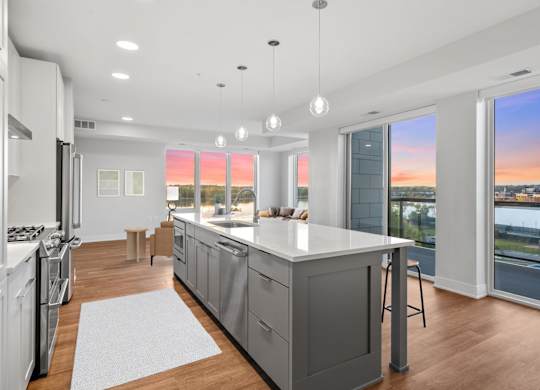 Kitchen with Large Island