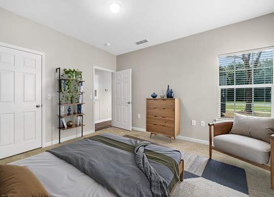 Bedroom with Abundant Natural Light