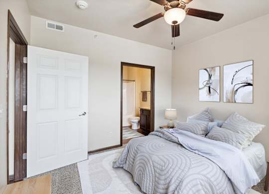 Bedroom with Plush Carpeting