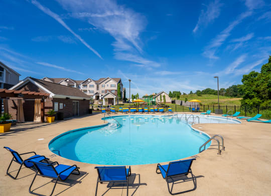 Outdoor Pool With Expansive Sundeck