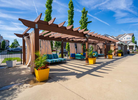 Expansive Outdoor Pergola
