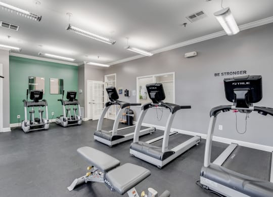 Cardio Equipment At The Fitness Center
