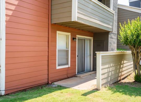 Window Overlooking Exterior Patio Space