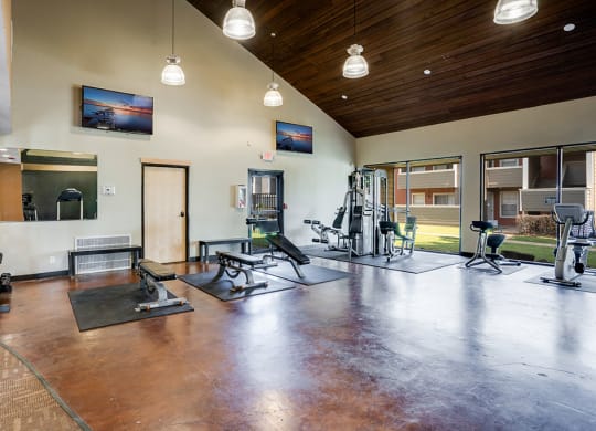 Weight Equipment in the Fitness Center