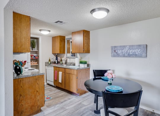 Open Concept Kitchen and Dining Area