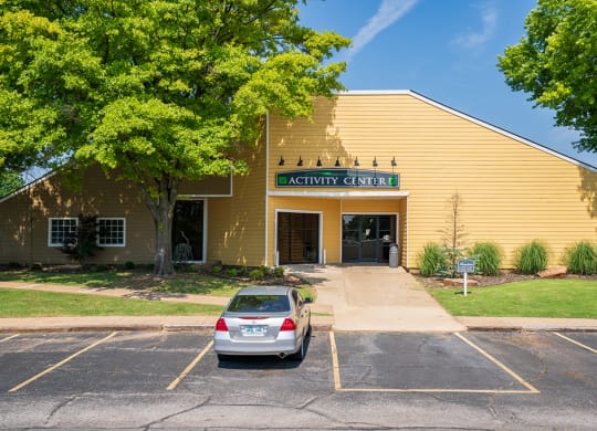 Parking Spaces in Front of the Riverchase Apartments Activity Center