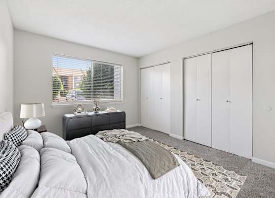Bedroom with Plush Carpeting