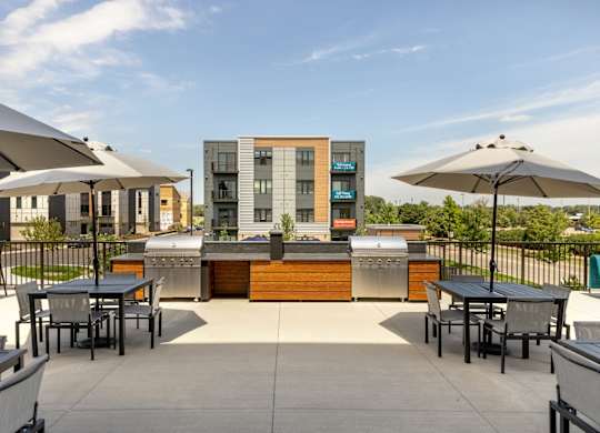 Patio with Outdoor Kitchen