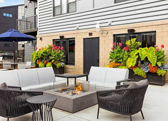 Outdoor Patio with Firepit