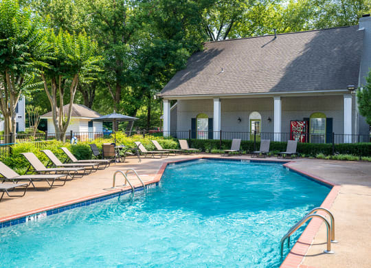 Pool Sundeck with Lounge Chairs