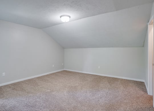 Spacious Bedroom with Plush Carpet
