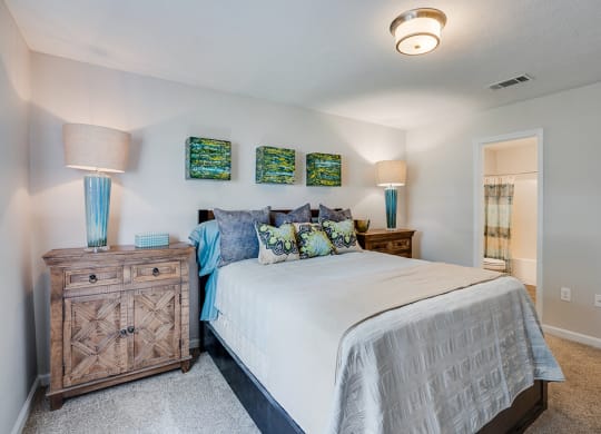 Bedroom with Attached Bathroom