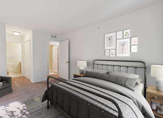 Bedroom with Bathroom Access