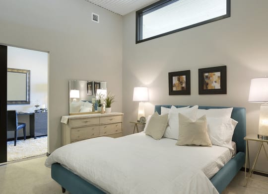 Spacious Bedrooms with Tall Ceilings
