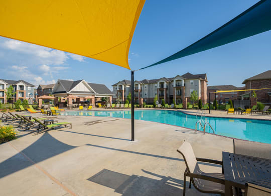 Sun Canopies at the Pool