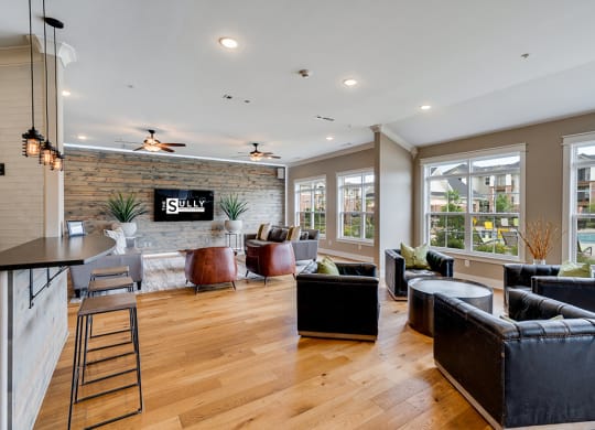 Clubhouse Lounge and TV Area
