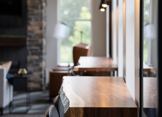 Live Edge Wood High-Top Tables
