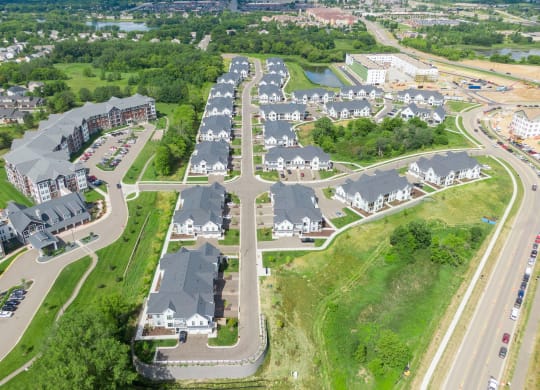 Aerial View Of Sundance Woodbury Apartments