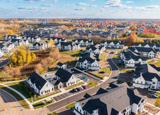 Aerial View Of Sundance Woodbury Apartment Community