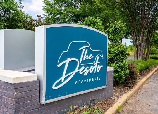 The DeSoto Monument Sign