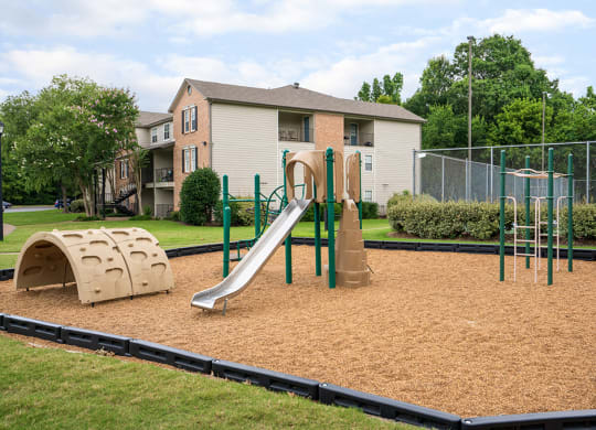 On-Premise Playground with Slide and Monkey Bars