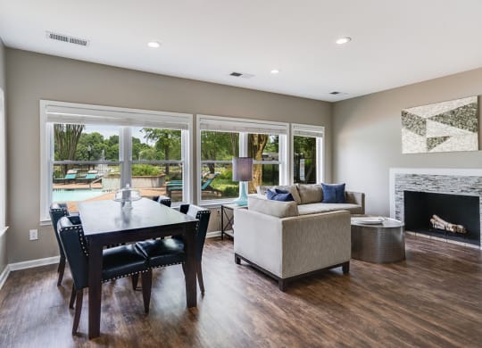 Clubhouse Lounge and Dining Area