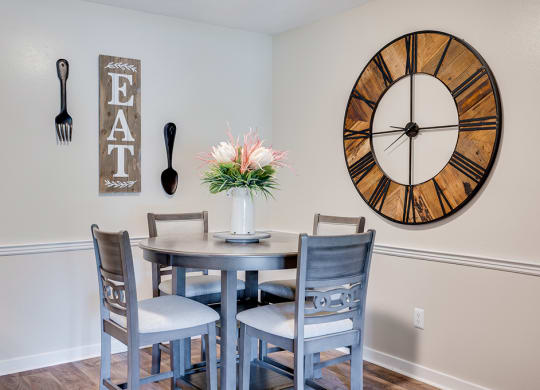 Dining Room with Crown Molding