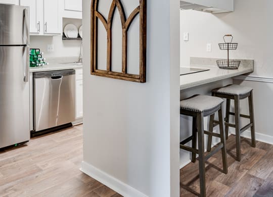 Kitchen with Barstool Seating